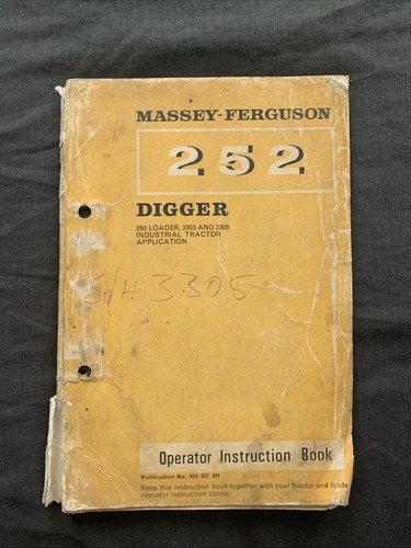 Massey ferguson252 digger 250 - digger,,