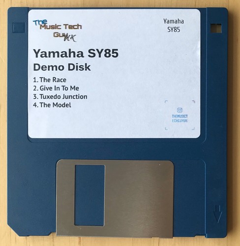 Yamaha sy85 demo disk media - -,