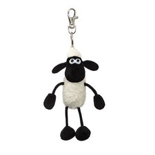 Shaun The Sheep Plush Keyring Novelty Keychain Soft Toy Aardman Plushie