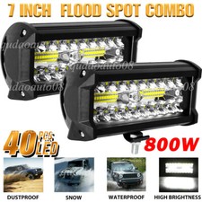 2x 7inch 800W LED Work Light