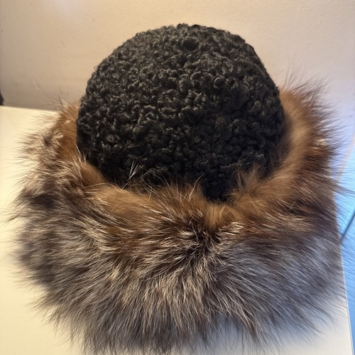 Vintage black pmk - real, fur