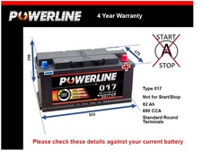 Battery fits FORD GALAXY