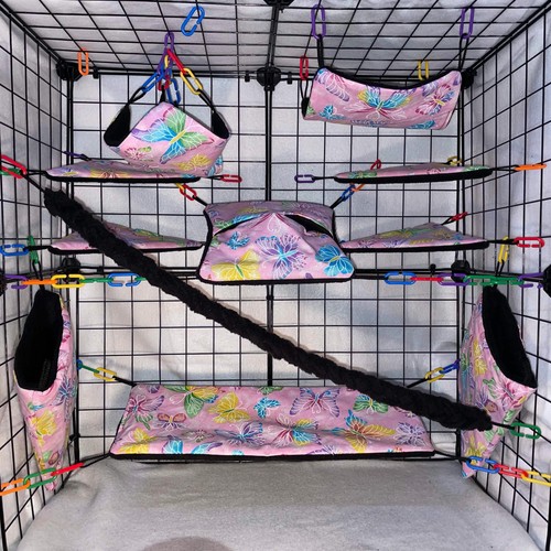 Sugar glider fleece cage - fleece,