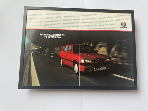 Framed alfa romeo 7 16v - alfa,
