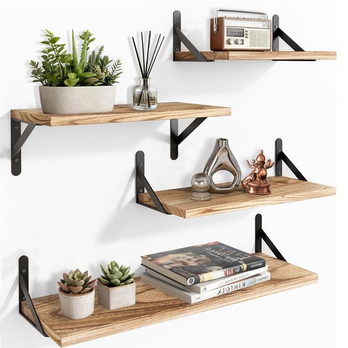 Rustic floating wall shelves - floating,