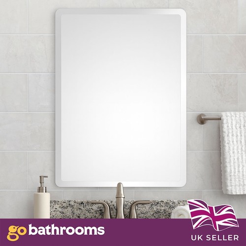 Frameless bathroom mirror - frameless,