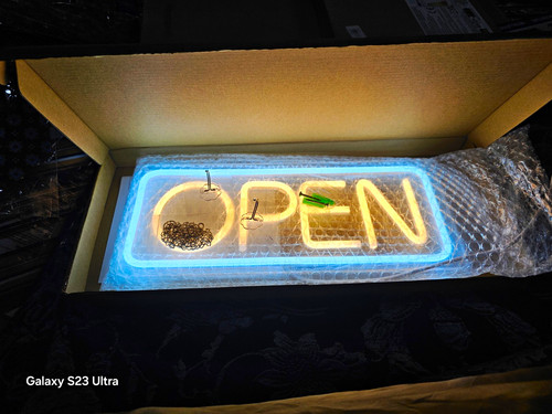 Neonwall led neon open - neon, "open"