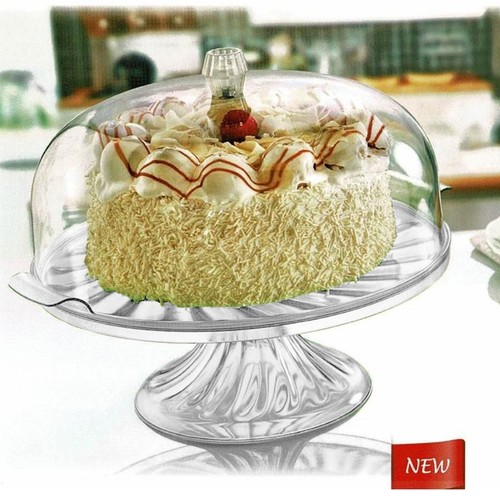 Cake stand with - cake, cover