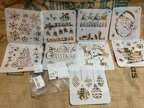 Reusable christmas stencils - reusable,