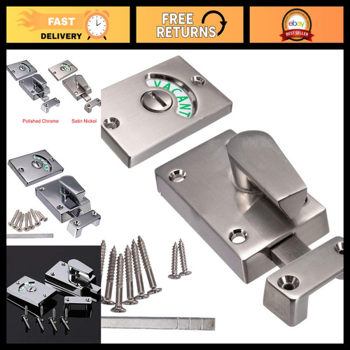 Toilet door lock indicator - toilet,