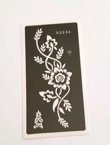 Reusable small henna tattoo - x1,