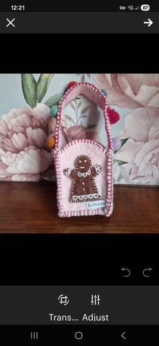 Gry sif pink felt bag - en,