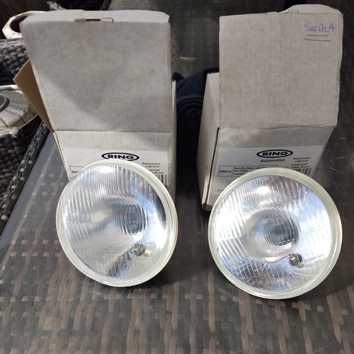 Inch round flat headlight - round,