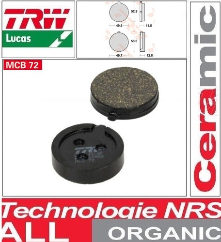 Set front brake - front, pads