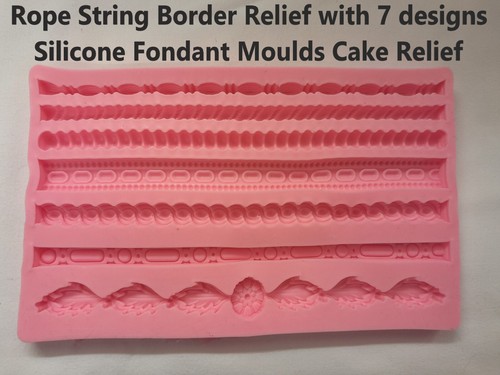 Rope string border relief - rope,