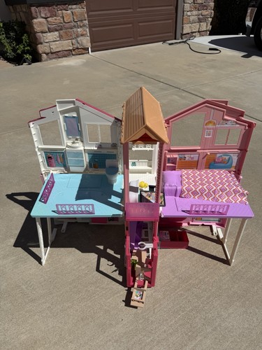 Mattel barbie pink foldable - barbie,