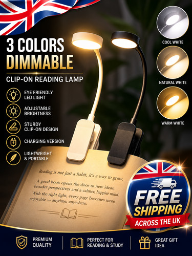 Book light led clip reading - book,