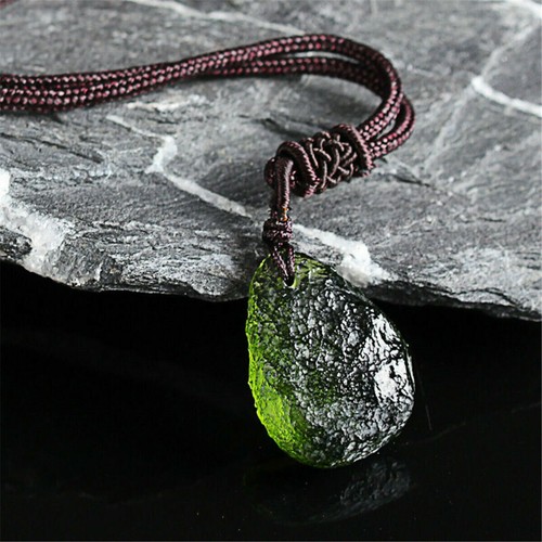 Green gem moldavite meteorite - moldavite,