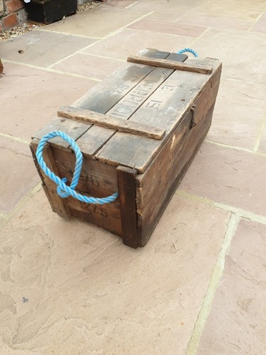 Wooden ammo box - ammo, military
