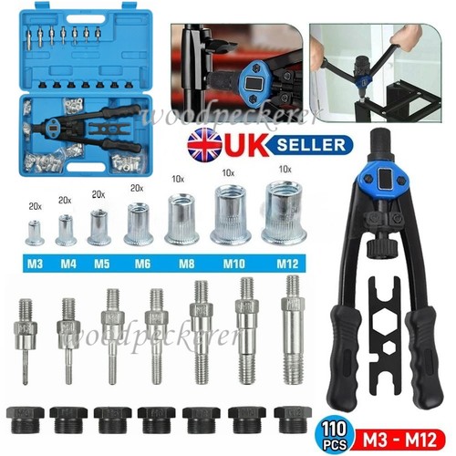 110pcs threaded nut - threaded, rivet