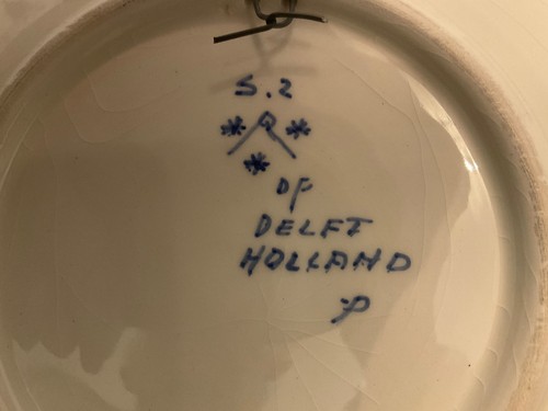 Vintage hand painted - vintage, delft