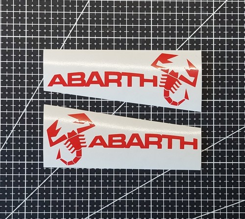 Abarth pair vinyl decal - pair,