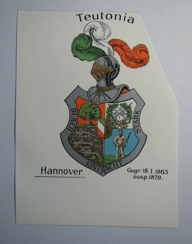 Corps teutonia hanover coat - hanover,