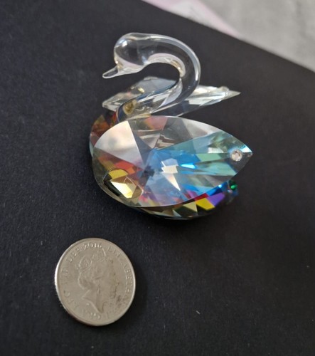 Swan crystal ornament - 🌸, crystal/ornament