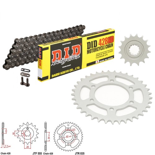 Rd80 chain and sprocket - 2,