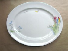 SHELLEY CROCUS W11952 PATTERN LARGE 16½" OVAL PLATTER  (Ref4615)