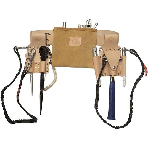 Steel erectors leather tool - steel,