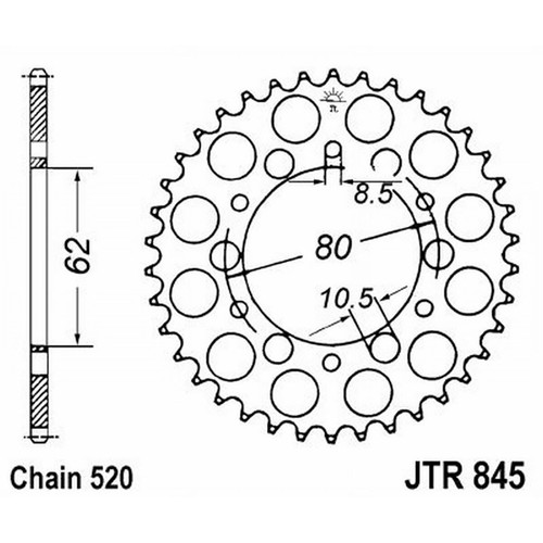 Crown 845 z49 for yamaha - 845,