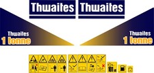 NEW STYLE THWAITES 1 TONNE DUMPER DECALS