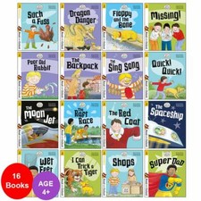 Biff, Chip and Kipper Stage 2 Read with Oxford for Age 4+ (16 Books Collection)
