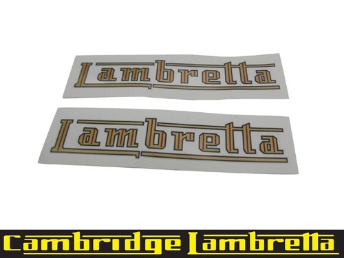Lambretta fuel tank stickers - fuel,