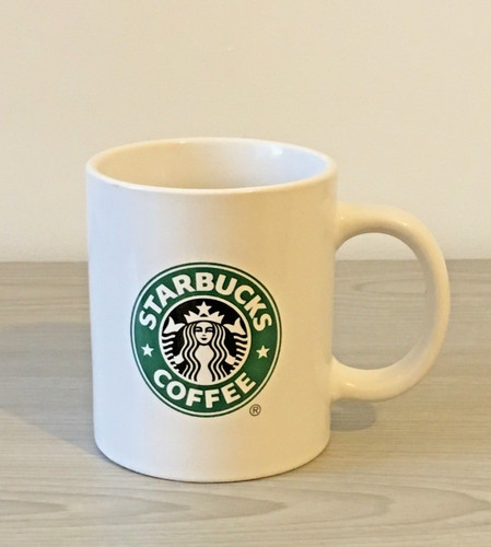 Large white starbucks coffee - starbucks,