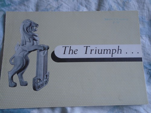 Triumph renown saloon - renown, &
