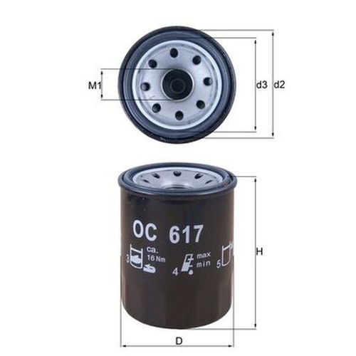Oil filter for honda concerto - for,