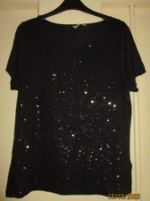 sequin top size 14 marks and spencer
