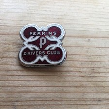 Perkins Drivers Club Vintage Enamel Pin Badge W.J. Dingley B’ham