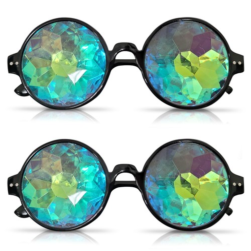 8pk kaleidoscope glasses - kaleidoscope,
