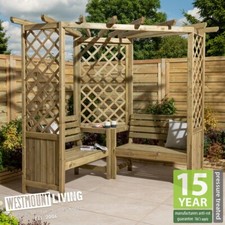 New wooden corner garden - wooden,