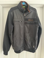 BOSS Jacket With Orange Lining