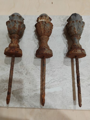 Lot antique garden cast - garden,