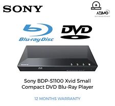 Sony BDP-S1100 DVD Region Free 1-6 USB Compact Blu-Ray Player Xvid HDMI 1080p