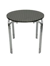 Round Stacking Aluminium Table, Bistro Tables, Cafe Furniture, Beer Garden Table