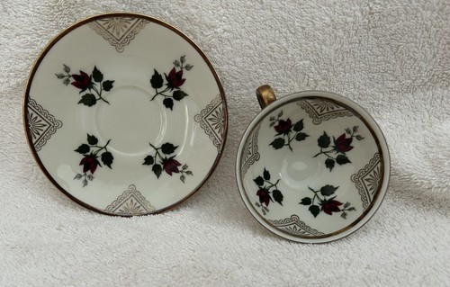 Winterling cup saucer red - &,