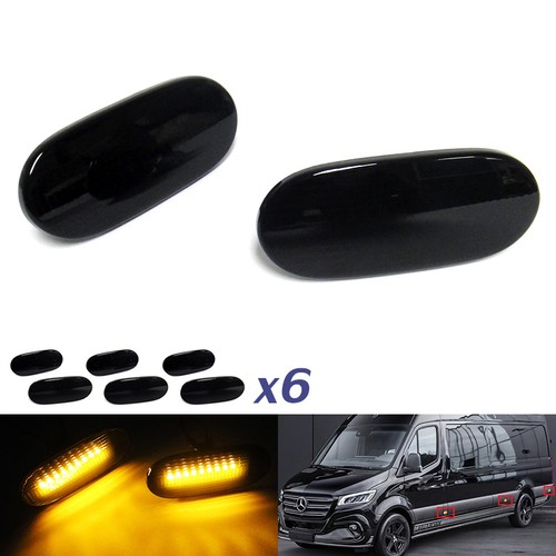 Black led side marker - black,