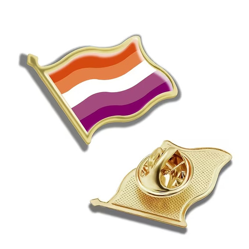 Lgbtq flag lapel pin badge - pin,