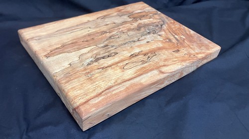 Spalted beech wooden chopping - spalted,
